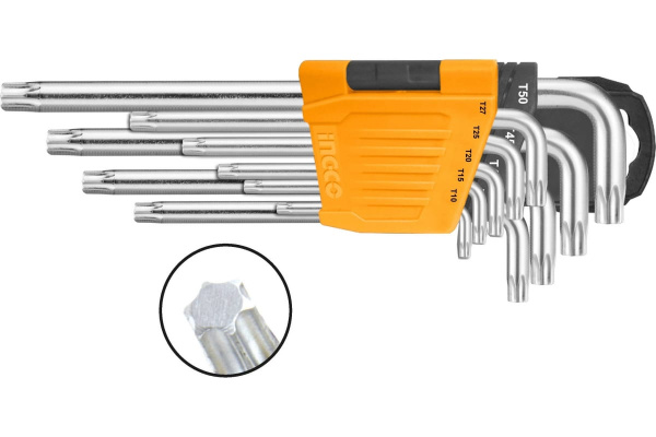 Набор шестигранных ключей Torx INGCO  INDUSTRIAL HHK13092 в Екатеринбурге 