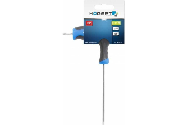 Ключ HOEGERT  torx security типа "Т", длинный TT27 HT1W873 в Екатеринбурге 
