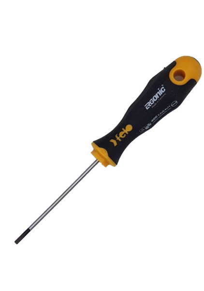 Отвертка Ergonic плоская шлицевая Felo 2,5X0,4X75 40002210 в Екатеринбурге 