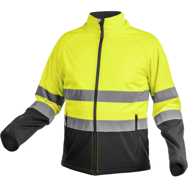 Куртка сигнальная HOEGERT TECHNIK EXTER SOFTSHELL желтая 2XL (56) HT5K335-2XL
