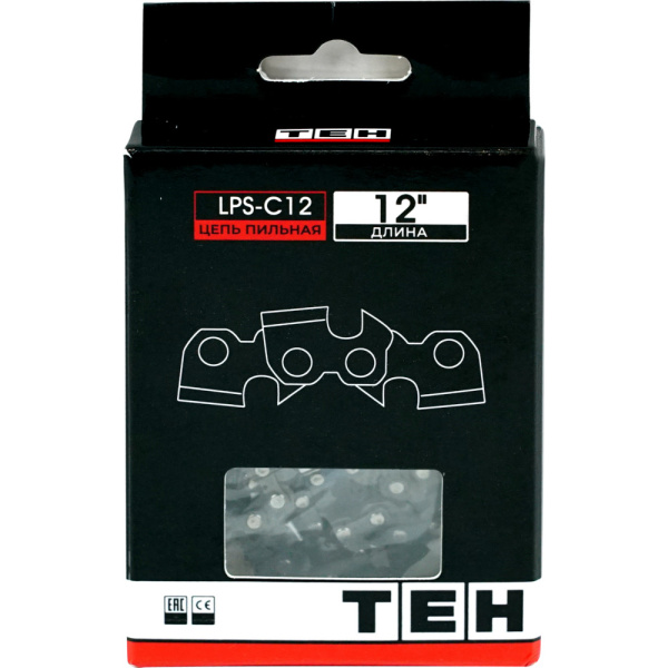Цепь TEH 12" 1/4 - 1,1 -62 для аккумуляторной цепной пилы  LPS-C12 в Екатеринбурге