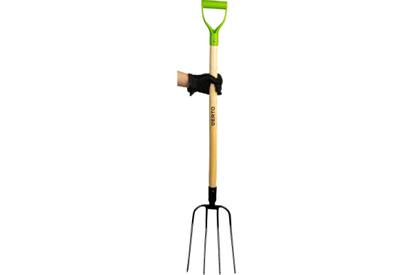 Вилы VERTO 4-х-рогие, 1270мм черенок/дерево  15G040 в Екатеринбурге 