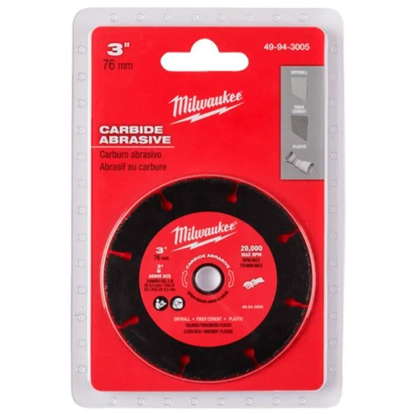 Диск Milwaukee по дереву, пластику, гипсокартону 76мм 49943005