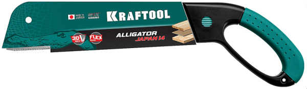 Ножовка по дереву Kraftool Katran 300мм 14TPI 3D заточка сменное полотно  1-15181-30-14 в Екатеринбурге 