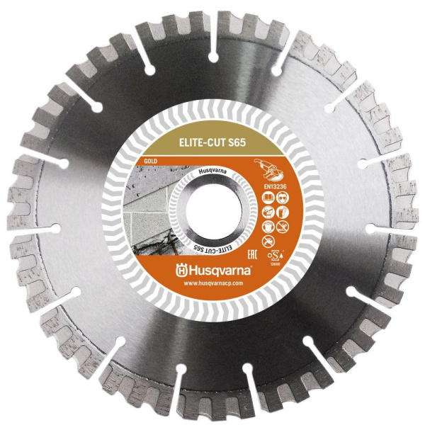 Диск алмазный "HUSQVARNA" ELITE-CUT S65-400-20,0/25,4x12  5798119-30 в Екатеринбурге