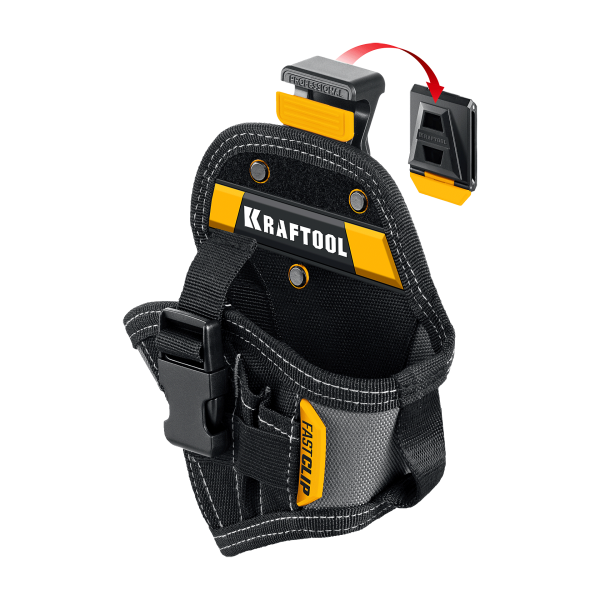 Сумка поясная 5 карманов KRAFTOOL KH-5C +кобура для шуруповерта 38770 в Екатеринбурге