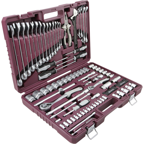 Набор инструмента THORVIK 1/4", 1/2"DR, 101пр. 054011 в Екатеринбурге 