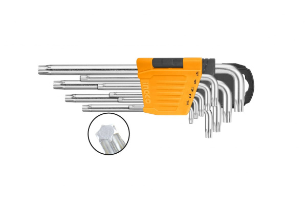 Набор шестигранных ключей INGCO INDUSTRIAL Torx  HHK13091 