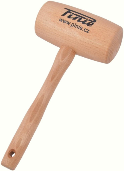 Киянка деревянная круглая PINIE 70х110х300мм. 300гр.  53-2