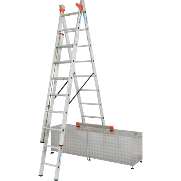 Лестница трехсекционная "KRAUSE" TRIBILO 129741 в Екатеринбурге