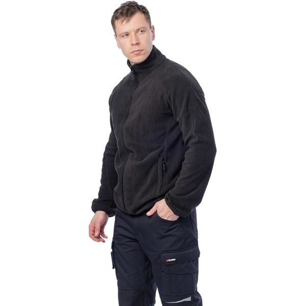 Толстовка флисовая Brodeks KS211, черный (XL) КА-00004046-XL в Екатеринбурге