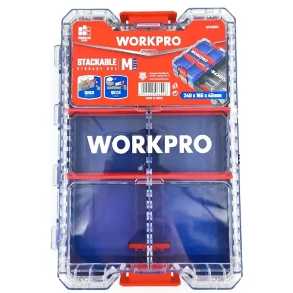 Органайзер модульный соединяющийся WORKPRO 240x175x49  WP409051 в Екатеринбурге 
