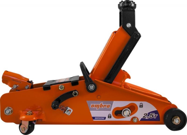 Домкрат подкатной Ombra OHT225C 055762, 2,5т, 140-387мм, 12,8кг, в кейсе в Екатеринбурге 