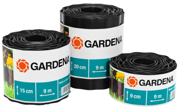 Бордюр черный "GARDENA" 20см 00534-20.000.00