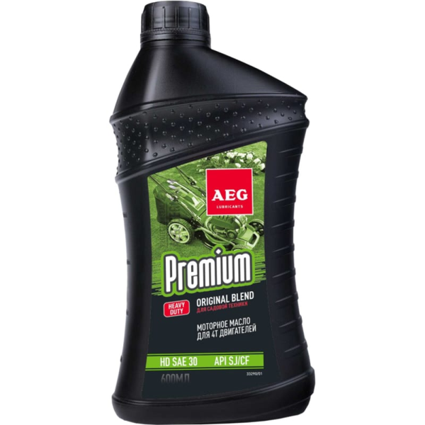 Масло AEG Premium HD SAE 30 API SJ/CF четырехтактное 600 мл  33290