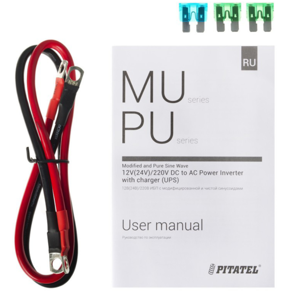 Инвертер  Pitatel "KV-PU1000.12" (12 V/220 чистый синус, ИПБ 1000W) в Екатеринбурге
