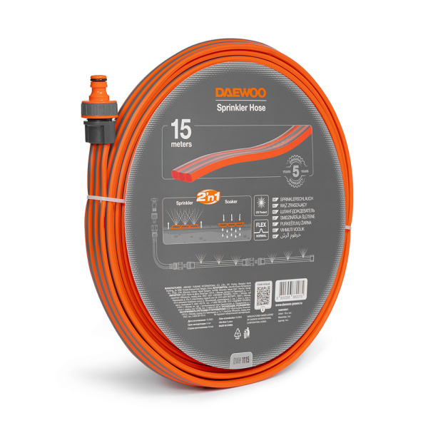 Шланг-дождеватель Sprinkler 15m DWH 1115 DAEWOO