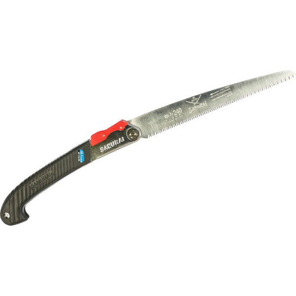 Пила складная SAMURAI с прям. полотном L=240мм/3мм, 2 угла фикс. в футляре MP-240-MH