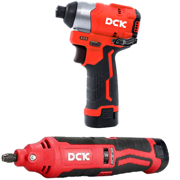 Дрель-шуруповерт  DCK KDJZ1250+Гравер DCK KDSJ10  KDJZ1250(TYPE EK)+KDSJ10(TYPE Z)