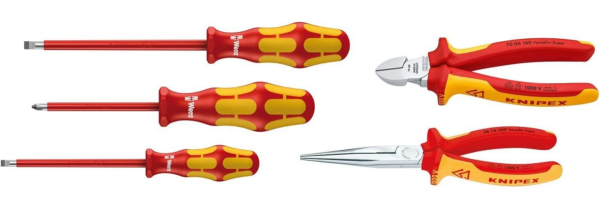 Набор электроизолированных инструментов VDE с 3 отвертками WERA KNIPEX 00 20 13 KN-002013 в Екатеринбурге 