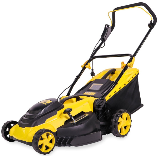 Газонокосилка эл. CHAMPION EM4118 (1800Вт пласт.+ткань травосб. 50л ширина 420мм 25-75мм, 13кг) в Екатеринбурге
