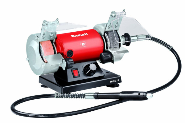 Точило с гибким валом Einhell TH-XG 75 Kit (с набором из 100 насадок) 4412560