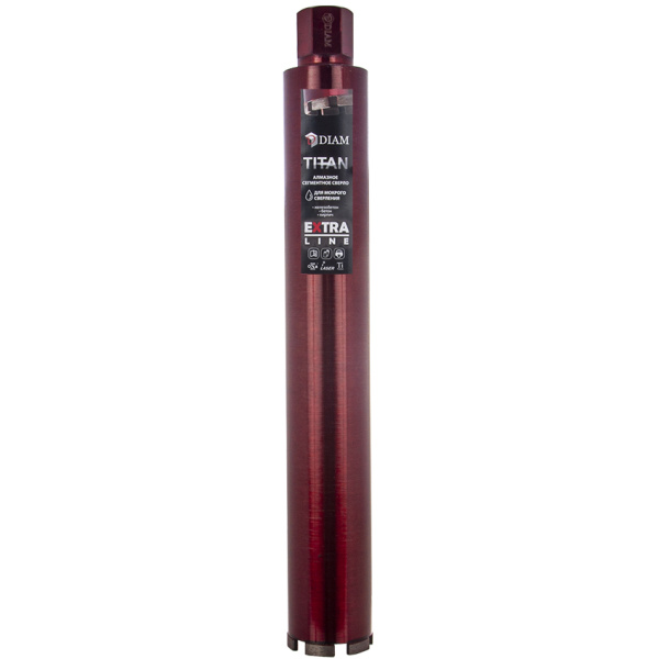 Сверло алмазное DIAM 72x450х6x1,1/4UNC Extra Line Titan (железобетон)  313012