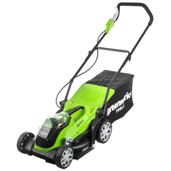Аккумуляторная газонокосилка "Greenworks" G40LM35 2501907