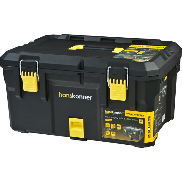 Ящик модульный HANSKONNER Hanstorage PLUS размер M, 525x373x280мм  HSP280