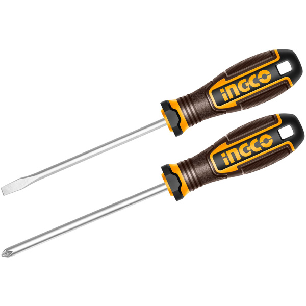 Набор отверток 125 мм PH2+SL6.5 INGCO HKSDS0228 INDUSTRIAL