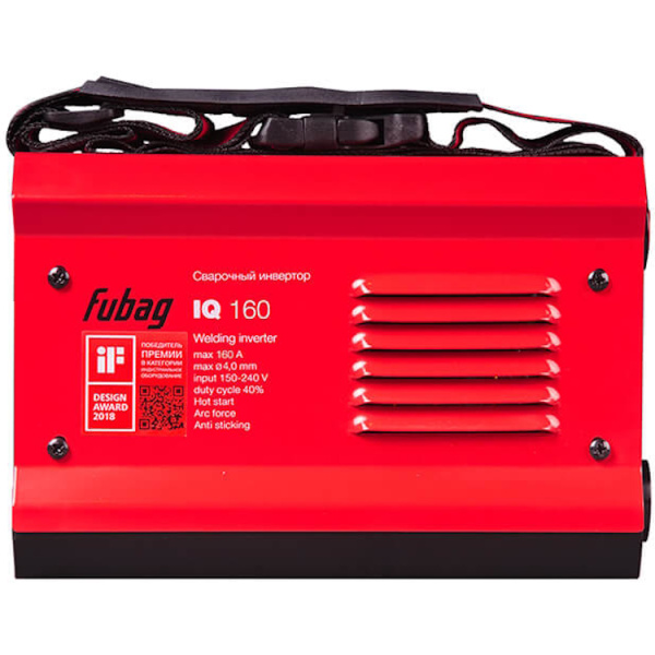 Сварочный апп. инвертор "Fubag IQ 160" (220В,5-160А.D=1,6-4,0mm 4,6кг,бытовой) в Екатеринбурге