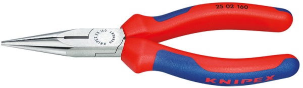 Плоскогубцы KNIPEX полукруглые с режущими кромками радиомонтажные KN-2502160