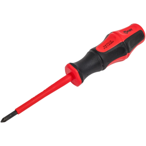 Отвертка диэлектрическая PZ1x80 КВТ Профи 78613