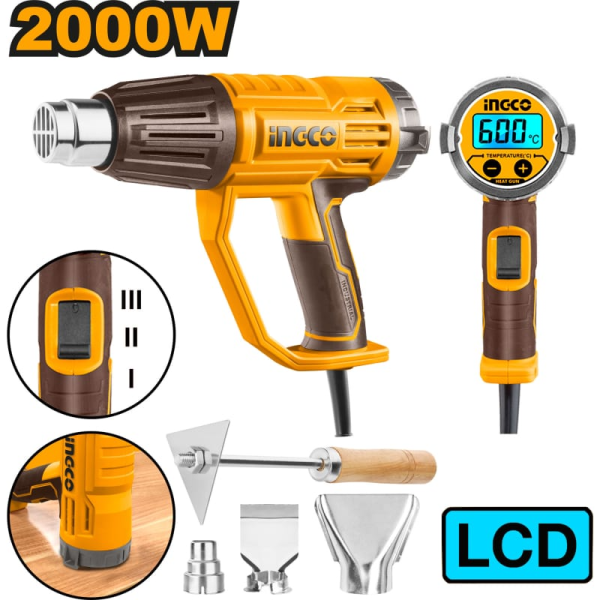 Фен строительный INGCO HG200058 в Екатеринбурге