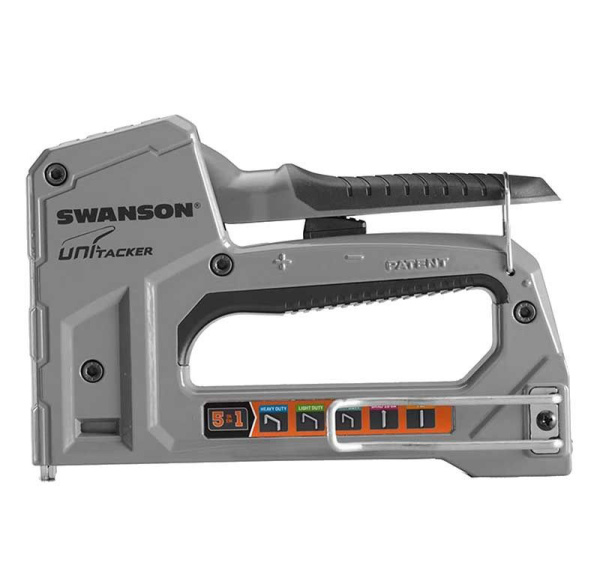Cтеплер Swanson  UniTacker 5 в 1 (#13, #36, #53, #140 + гвозди) алюм. + комплект 500 скоб STA865 в Екатеринбурге 