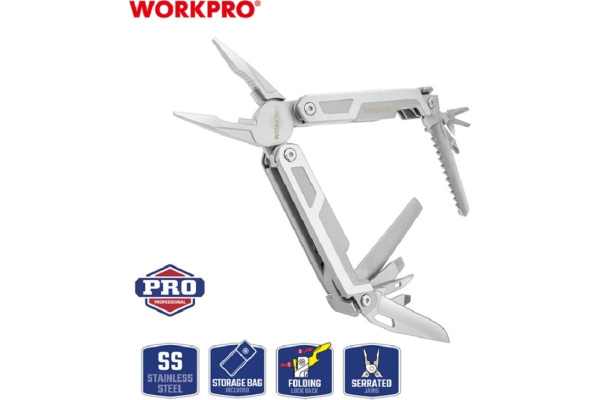 Мультитул WORKPRO  15 в 1 200мм. WP382002 в Екатеринбурге 