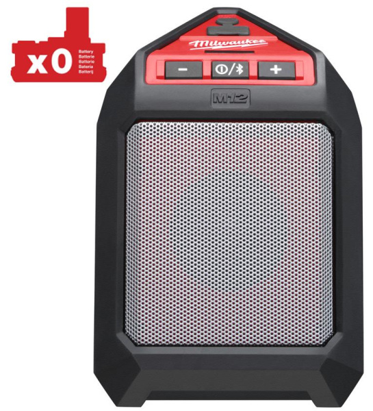 Аккумуляторный радиоприемник BLUETOOTH Milwaukee M12 JSSP-0