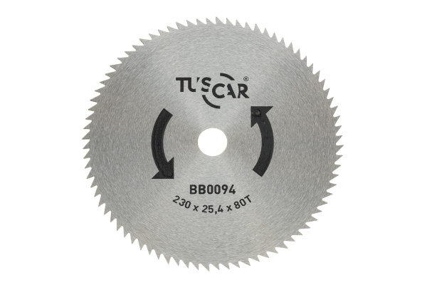 Нож для мотокосы TUSCAR BB0094, Premium, 230x25,4x80T, Saw