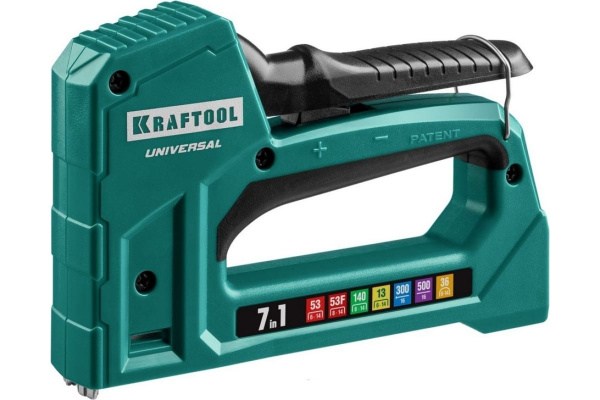 Степлер механический Kraftool 7в1 тип53 (6-14мм.),140 (8-14мм.), 13,53F,36,500  31524 в Екатеринбурге 