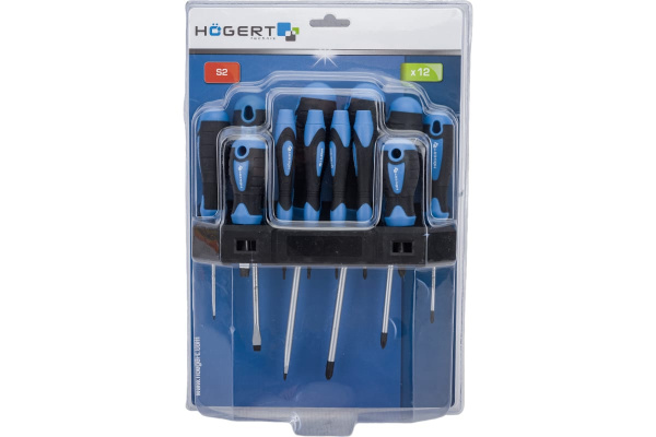 Набор отверток HOEGERT SL PH 12пр.  HT1S097