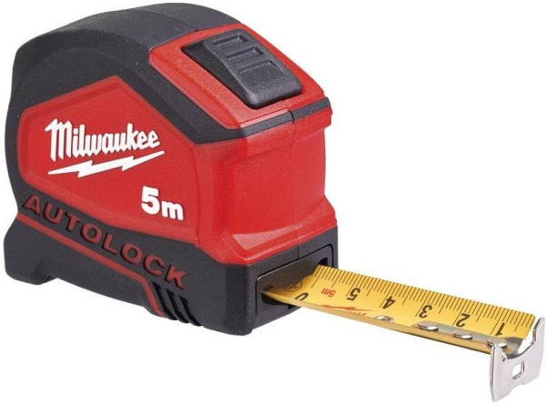 Рулетка MILWAUKEE AUTOLOCK 5 М / 25 ММ (1ШТ) 4932464663