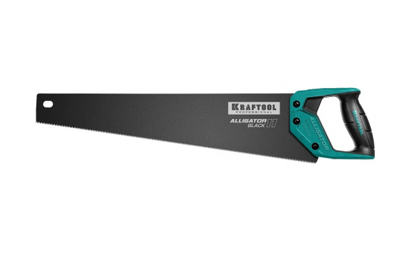 Ножовка по дереву Kraftool Alligator BLACK 3D 500мм 11TPI 15205-50