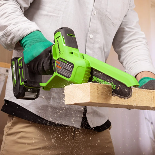 Цепная мини пила аккумуляторная Greenworks  2008707 в Екатеринбурге