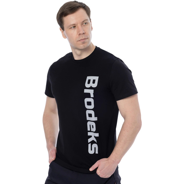 Футболка Brodeks KS704, черный (XL) KA-00005212-XL в Екатеринбурге