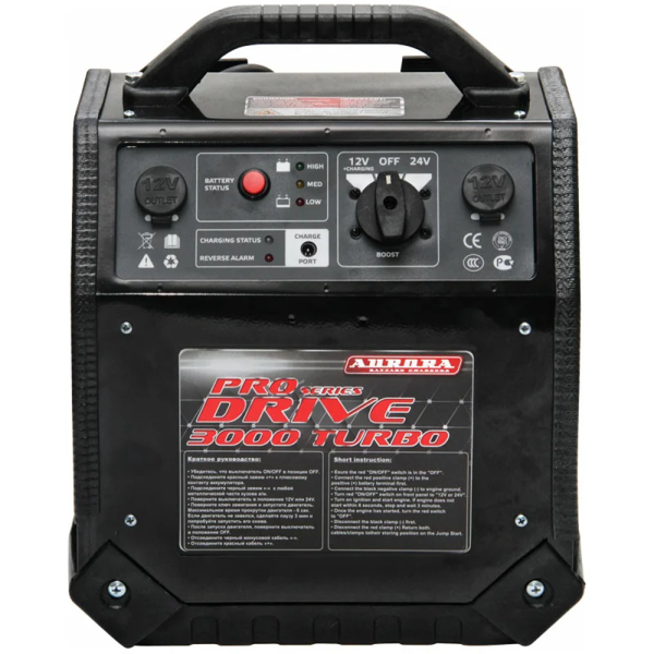 Пуско-зарядное устройство Aurora DOUBLE DRIVE 3000 TURBO PRO 00014544