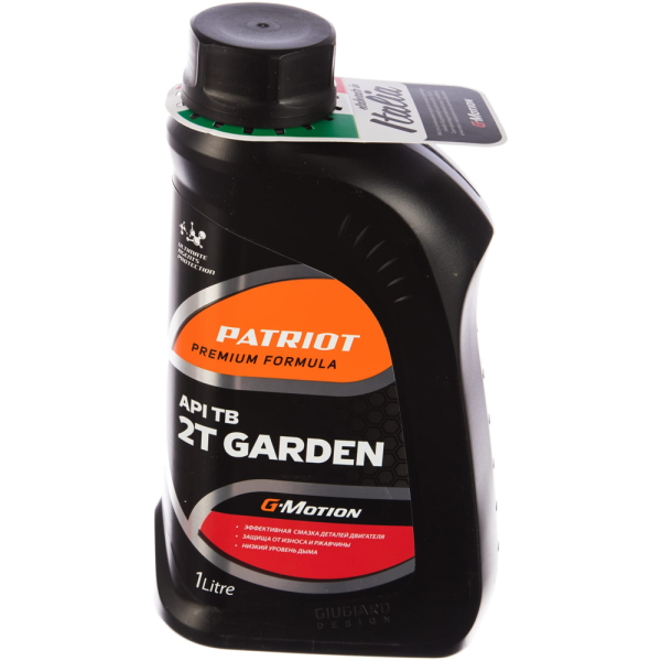 Масло минеральное PATRIOT G-Motion 2Т GARDEN 1л 850030300 в Екатеринбурге