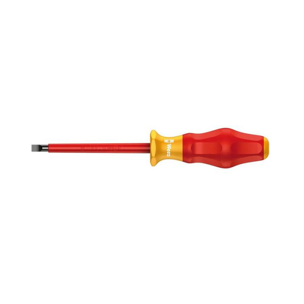 Отвертка диэлектрическая Wera SL 4,0х0,8х100мм WE-031583