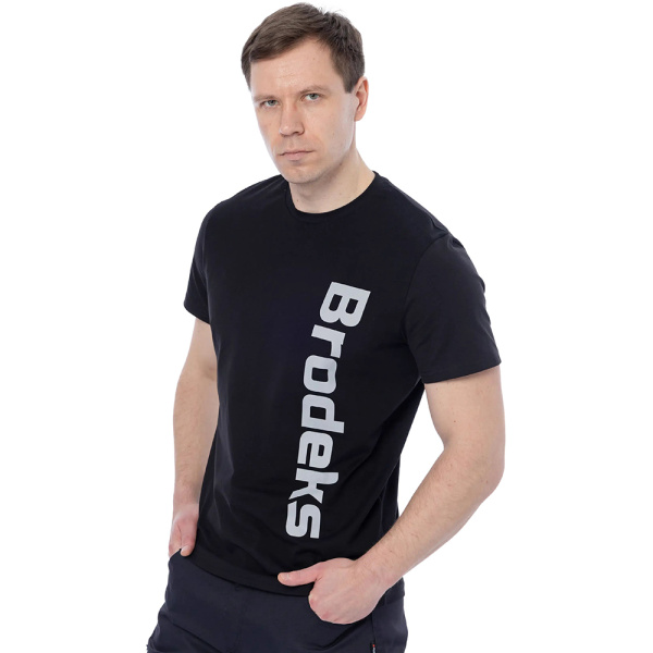 Футболка Brodeks KS704, черный (XL) KA-00005212-XL в Екатеринбурге