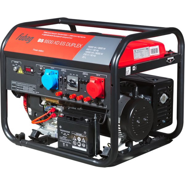 Бензогенератор FUBAG BS 8500 XD ES  DUPLEX  641090 в Красноярске