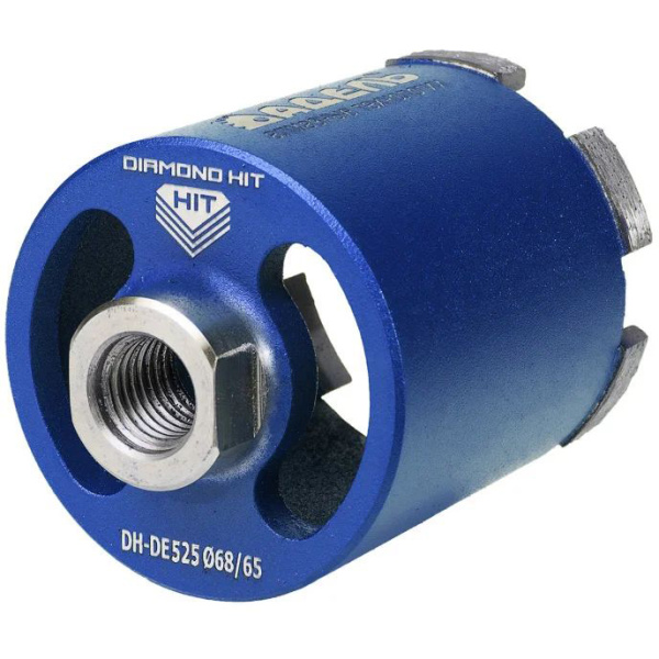 Коронка алмазная АДЕЛЬ Серия DH-DE525 Ø68/65 M16 R 6LSP 00-00006209